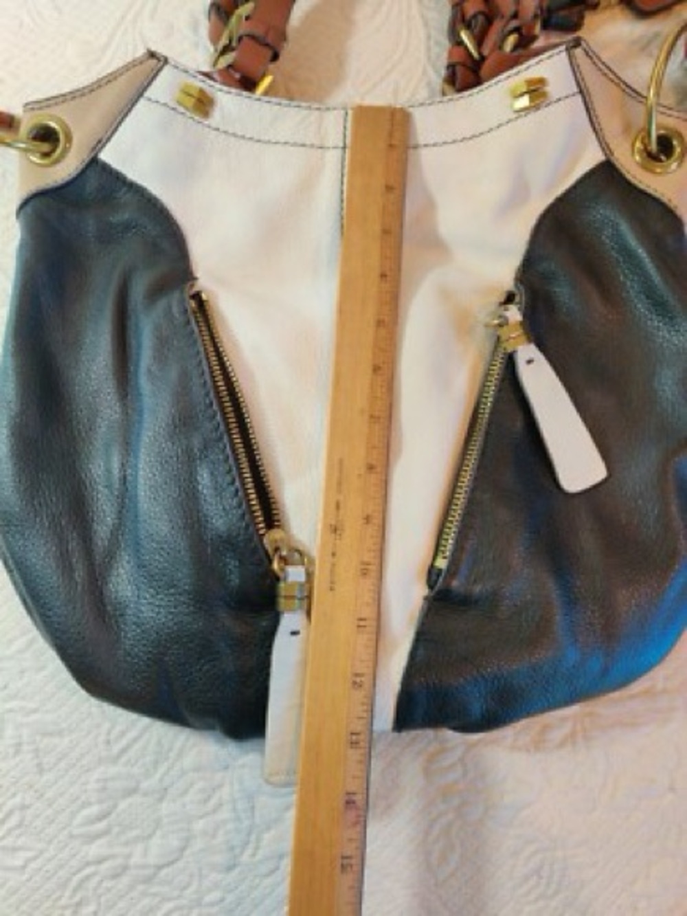 VINTAGE *RARE* orYANY Sydney leather bag, designed as a convertible hobo style - Picture 6 of 17